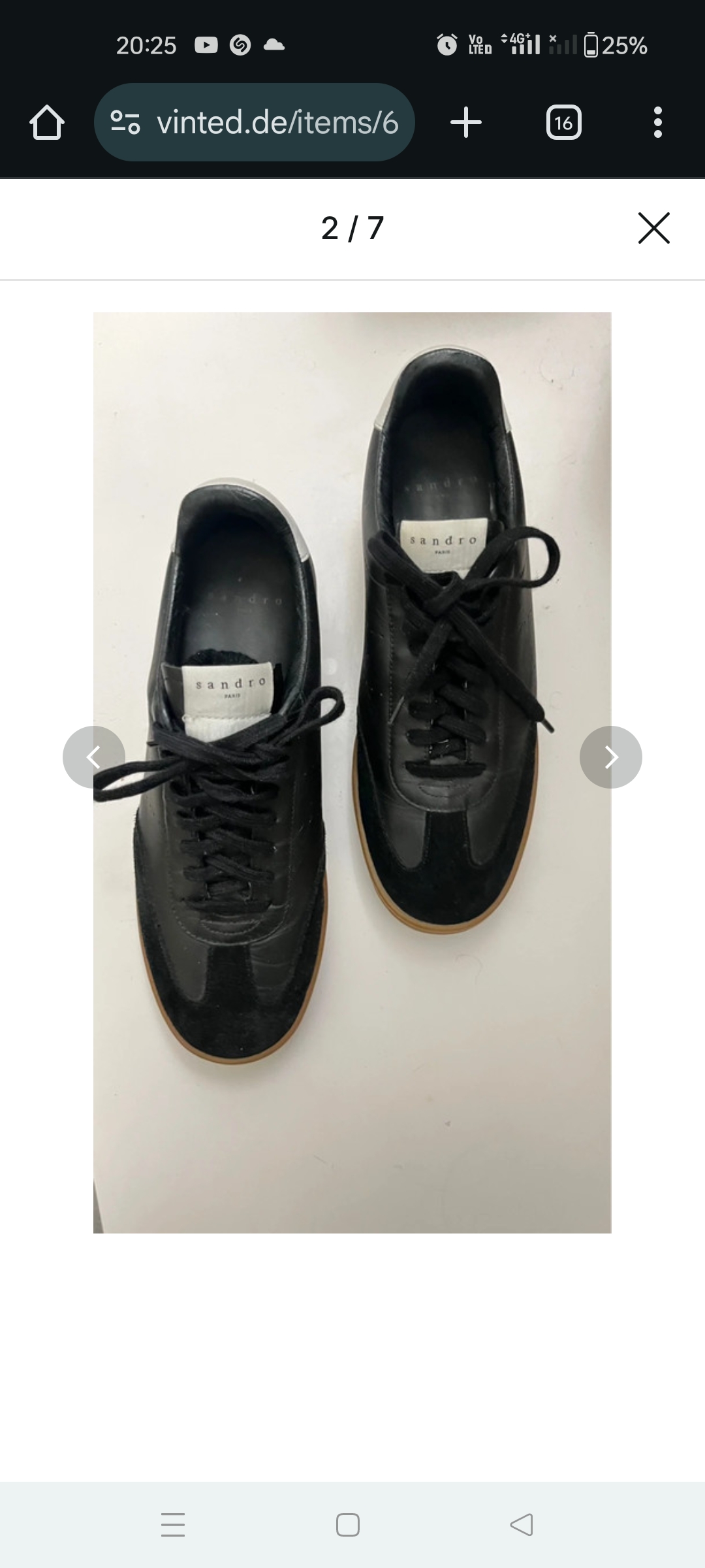 Sandro sneakers Sandro- סנדרו יד שנייה בנמיז - Nemyz