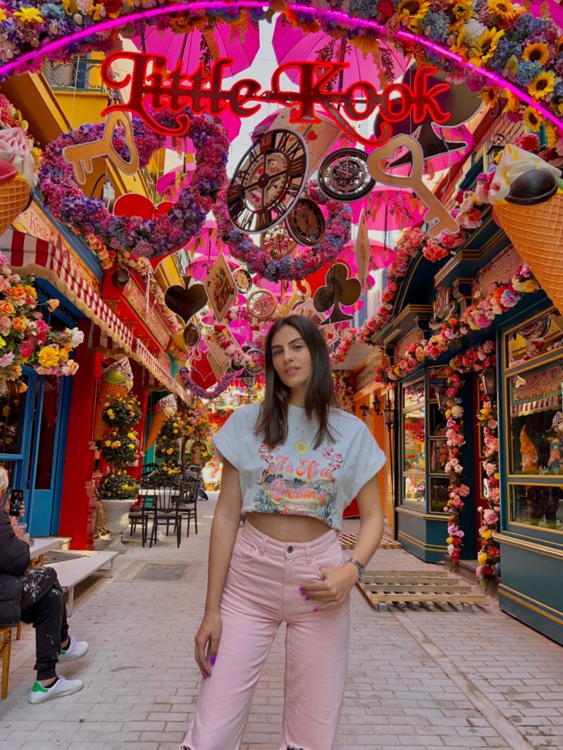 מכנס ורוד Bershka Bershka – ברשקה יד שנייה בנמיז - Nemyz