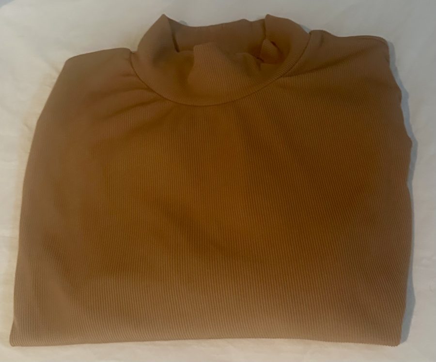 בגד גוף צבע קאמל H&M - אייץ' אנד אם יד שנייה בנמיז - Nemyz