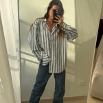 מכופתרת פסים H&M H&M - אייץ' אנד אם יד שנייה בנמיז - Nemyz