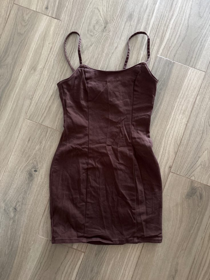 שמלת מיני ג׳ינס חום H&M - אייץ' אנד אם יד שנייה בנמיז - Nemyz