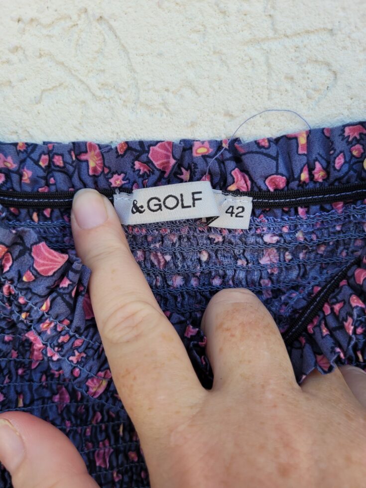 שמלת כותנה Golf - גולף יד שנייה בנמיז - Nemyz