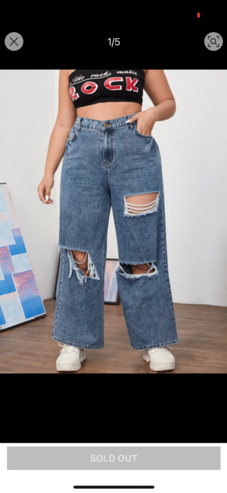 ג׳ינס שיין 3xl SHEIN – שיין יד שנייה בנמיז - Nemyz