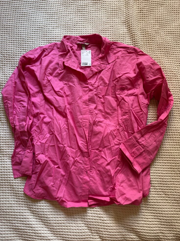 מכופתרת אוברסיזH&M H&M - אייץ' אנד אם יד שנייה בנמיז - Nemyz