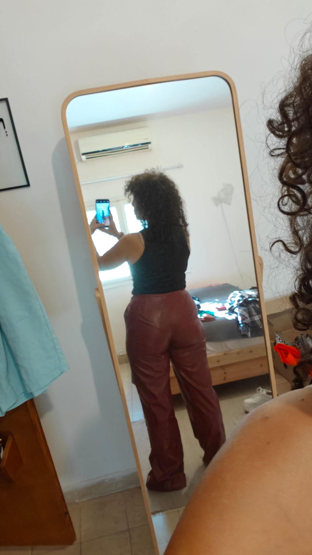 מכנסיים דמוי עור Asos – אסוס יד שנייה בנמיז - Nemyz
