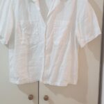 מכופתרת פשתן קצרה H&M - אייץ' אנד אם יד שנייה בנמיז - Nemyz