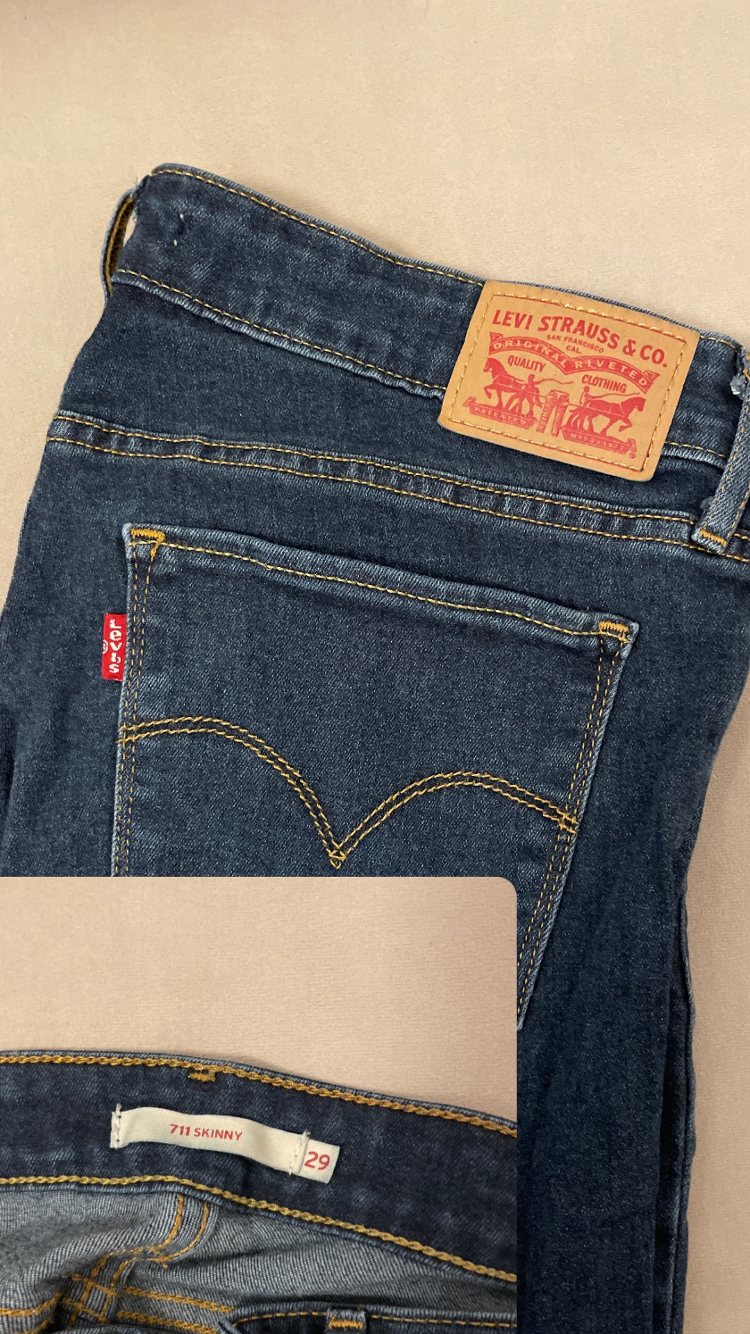ג׳ינס Levi’s מידה 29 Levi's - ליווייס יד שנייה בנמיז - Nemyz