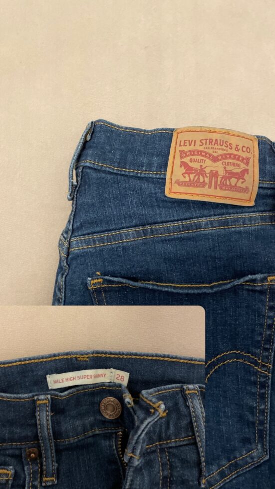 ג׳ינס Levi’s מידה 28 Levi's - ליווייס יד שנייה בנמיז - Nemyz