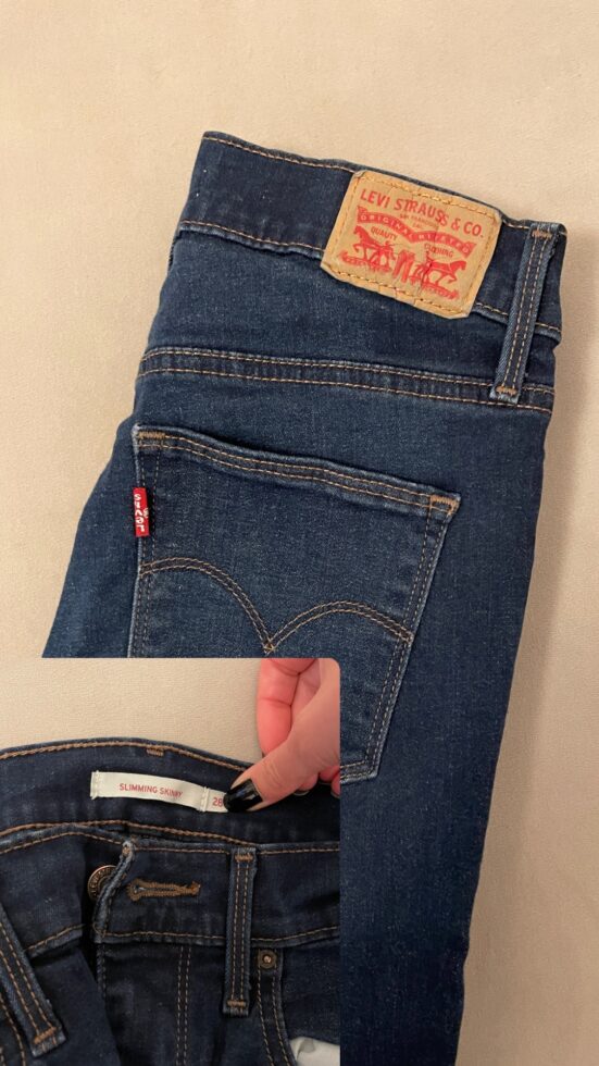 ג׳ינס Levis מידה 28 Levi's - ליווייס יד שנייה בנמיז - Nemyz
