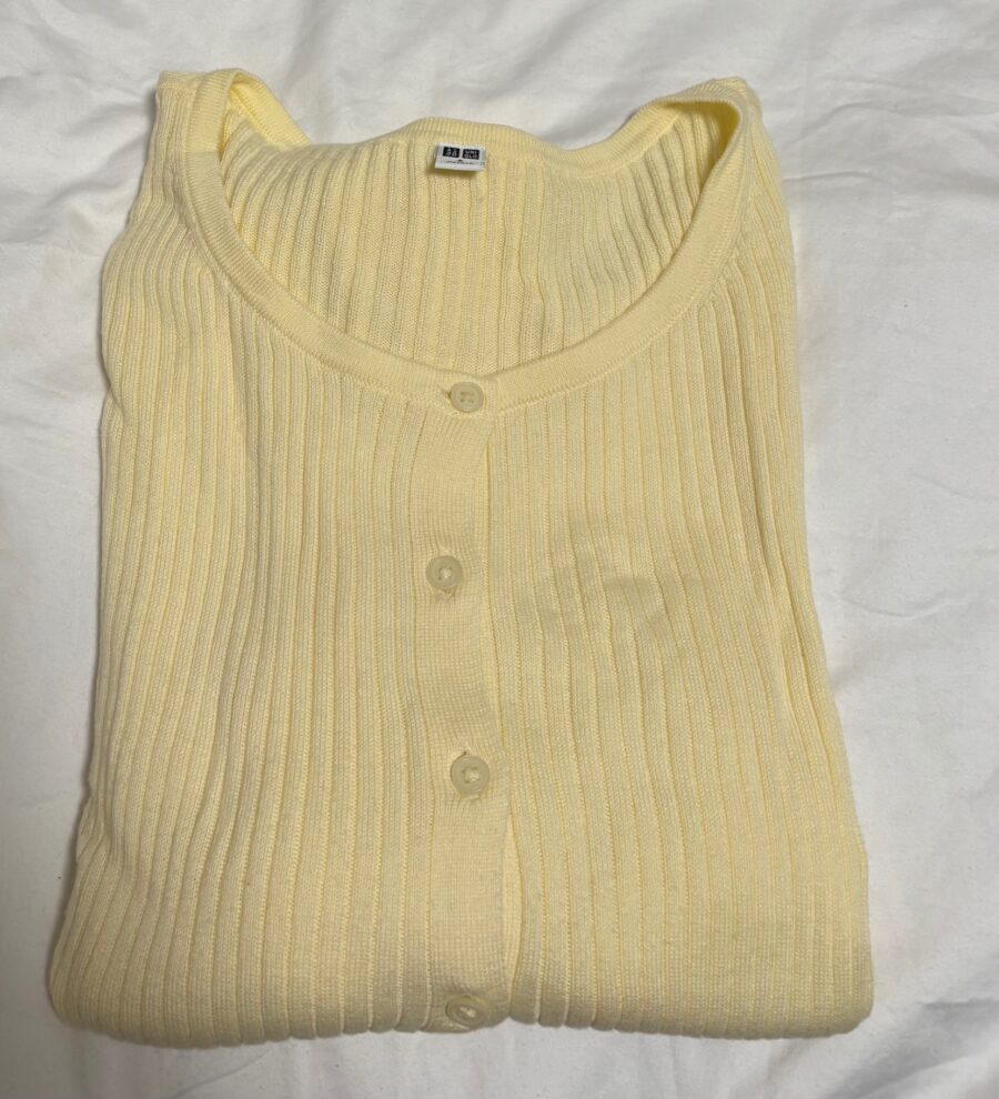 קרדיגן צהוב יוניקלו יוניקלו – Uniqlo יד שנייה בנמיז - Nemyz