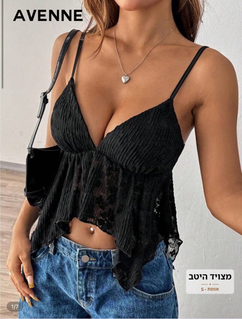 טופ תחרה שיין SHEIN – שיין יד שנייה בנמיז - Nemyz