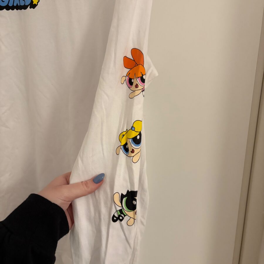 טי-שרט power puff H&M - אייץ' אנד אם יד שנייה בנמיז - Nemyz