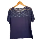 חולצה עם תחרה חדשה H&M - אייץ' אנד אם יד שנייה בנמיז - Nemyz
