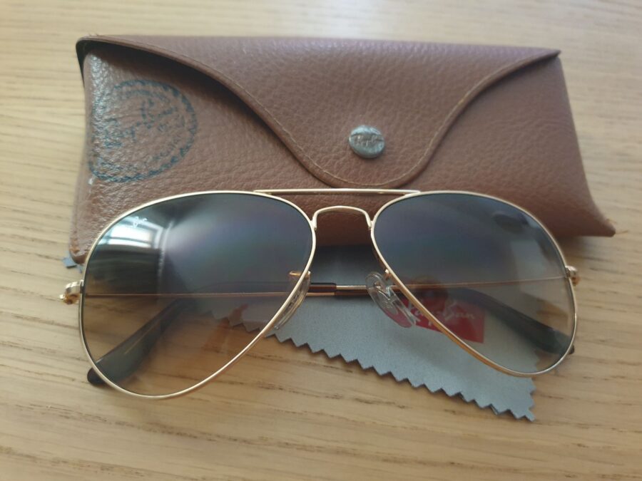 משקפי שמש Ray-Ban מסגרת זהב Ray-Ban - ריי-באן יד שנייה בנמיז - Nemyz