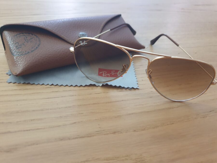 משקפי שמש Ray-Ban מסגרת זהב Ray-Ban - ריי-באן יד שנייה בנמיז - Nemyz