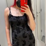 שימלה שחורה נמרים hm H&M - אייץ' אנד אם יד שנייה בנמיז - Nemyz