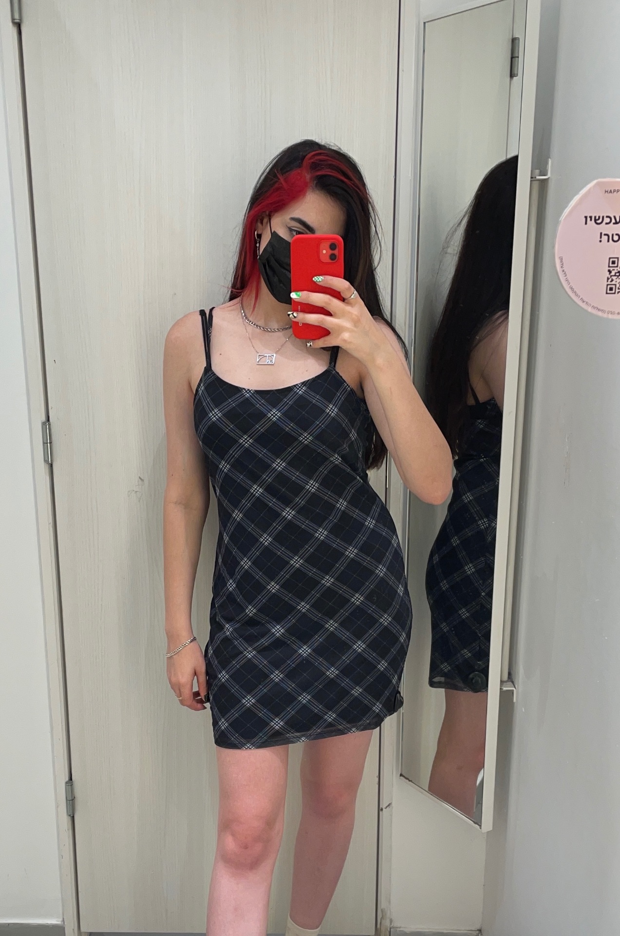 שימלה משבצות h&m H&M - אייץ' אנד אם יד שנייה בנמיז - Nemyz