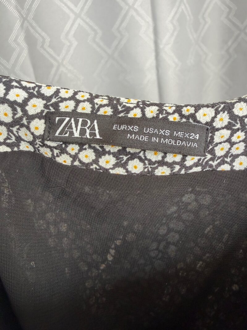 שמלה פרחונית זארה Zara - זארה יד שנייה בנמיז - Nemyz