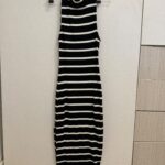 שמלה פסים סריג ברשקה Bershka – ברשקה יד שנייה בנמיז - Nemyz