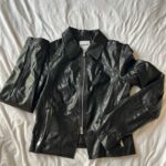 מעיל עור שחור ברשקה Bershka – ברשקה יד שנייה בנמיז - Nemyz