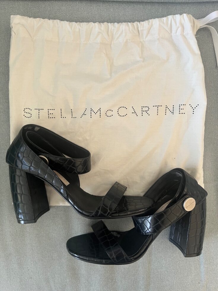 נעלי עקב גבוהים קרוקו סטלה מקרטני – Stella McCartney יד שנייה בנמיז - Nemyz