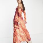 שמלה צבעונית אסוס Asos – אסוס יד שנייה בנמיז - Nemyz