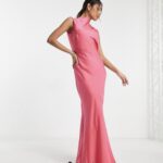 שמלה ורודה אסוס Asos – אסוס יד שנייה בנמיז - Nemyz