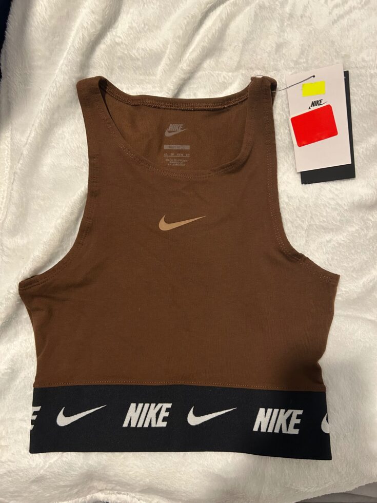 גופיה ספורט נייק חום Nike - נייקי יד שנייה בנמיז - Nemyz