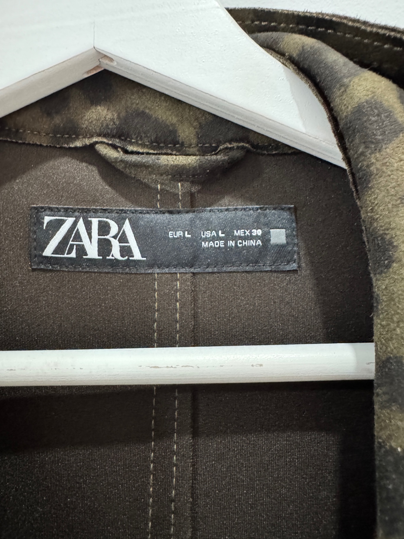 מעיל טרנץ׳ קצר Zara - זארה יד שנייה בנמיז - Nemyz