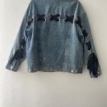ג׳קט ג׳ינס קשירות Bershka – ברשקה יד שנייה בנמיז - Nemyz
