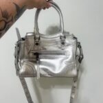 תיק כסוף של סטיב מדן Steve Madden- סטיב מאדן יד שנייה בנמיז - Nemyz