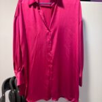 satin blouse Zara - זארה יד שנייה בנמיז - Nemyz