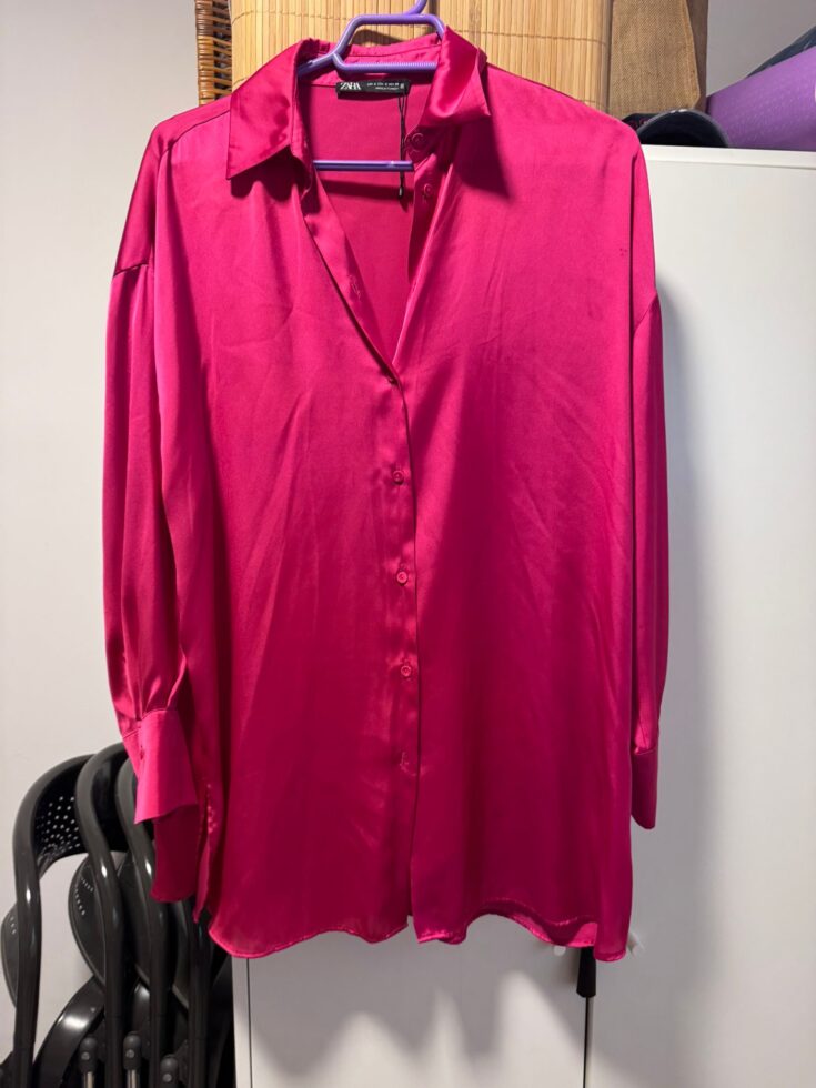 satin blouse Zara - זארה יד שנייה בנמיז - Nemyz