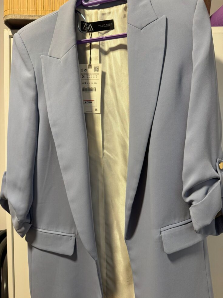 ZARA blue blazer Zara - זארה יד שנייה בנמיז - Nemyz