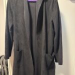 Black suede jacket Zara - זארה יד שנייה בנמיז - Nemyz