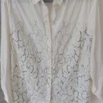 מכופתרת רקומה H&M - אייץ' אנד אם יד שנייה בנמיז - Nemyz