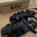 סנדלים חדשות!!שחורות Lee Cooper - לי קופר יד שנייה בנמיז - Nemyz