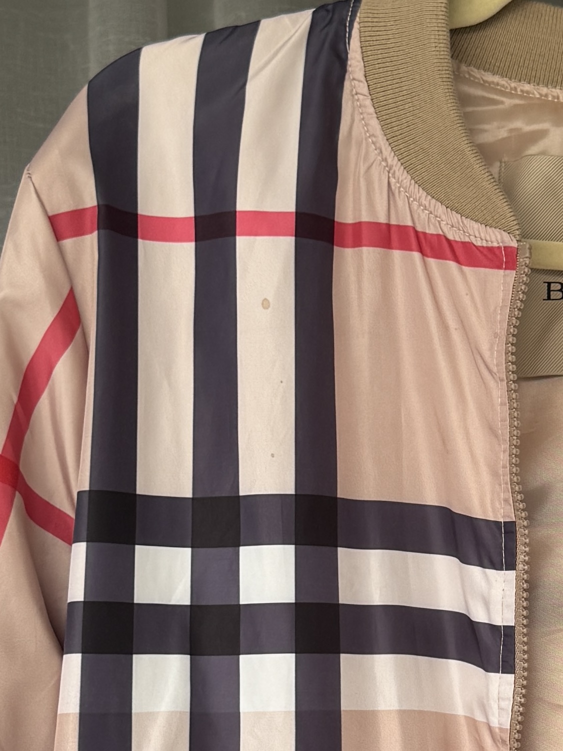 ג׳קט נילון ברברי Burberry – ברברי יד שנייה בנמיז - Nemyz