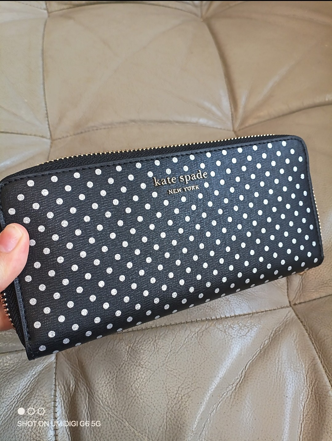 ארנק עור polka dot Kate Spade יד שנייה בנמיז - Nemyz