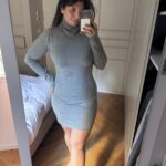 שמלת גולף אפורה Bershka – ברשקה יד שנייה בנמיז - Nemyz