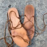 סנדלי קשירה Greek Greek Sandals - גריק סנדלס יד שנייה בנמיז - Nemyz