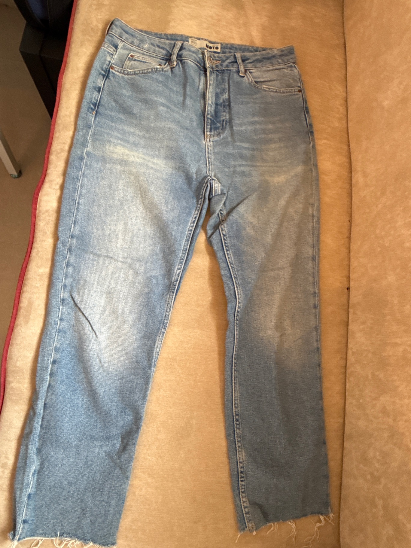 ג׳ינס בהיר Topshop Topshop-טופ שופ יד שנייה בנמיז - Nemyz