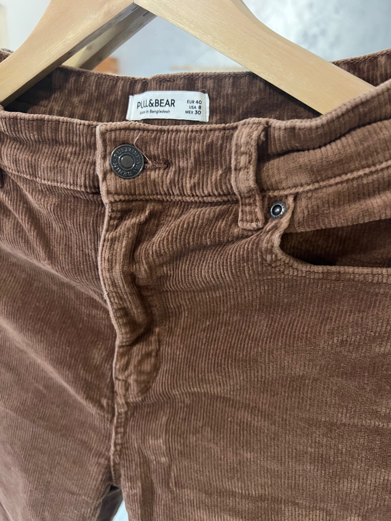 מכנס קורדרוי Pull & Bear - פול אנד בר יד שנייה בנמיז - Nemyz