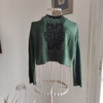 סריג קרופ צמר בתולי Max Mara – מקס מארה יד שנייה בנמיז - Nemyz