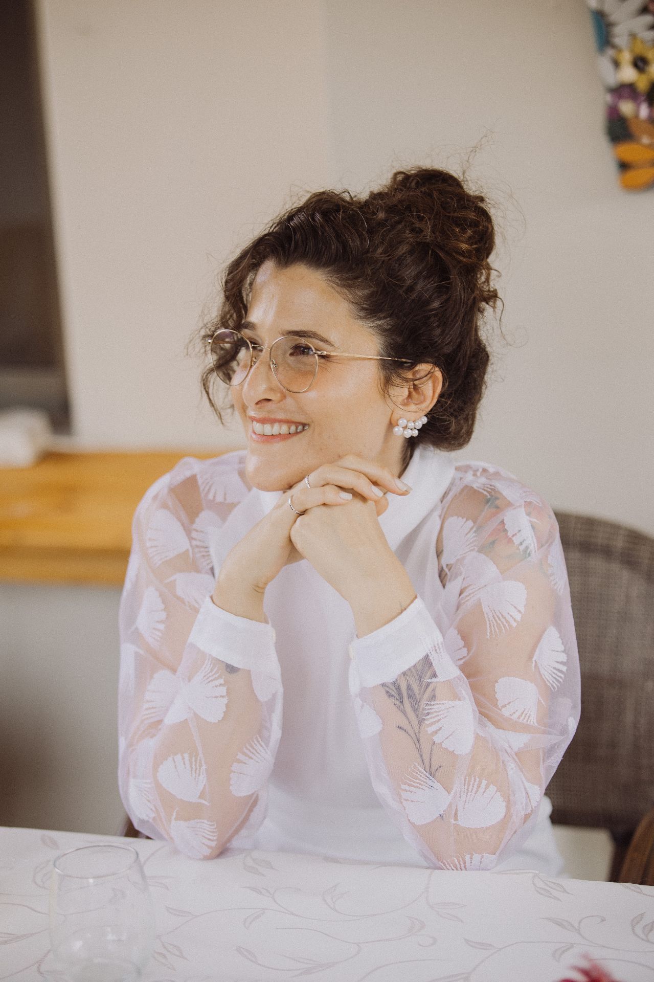 עגילי פנינה אחר יד שנייה בנמיז - Nemyz
