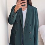 בלייזר FOREST GREEN Zara - זארה יד שנייה בנמיז - Nemyz