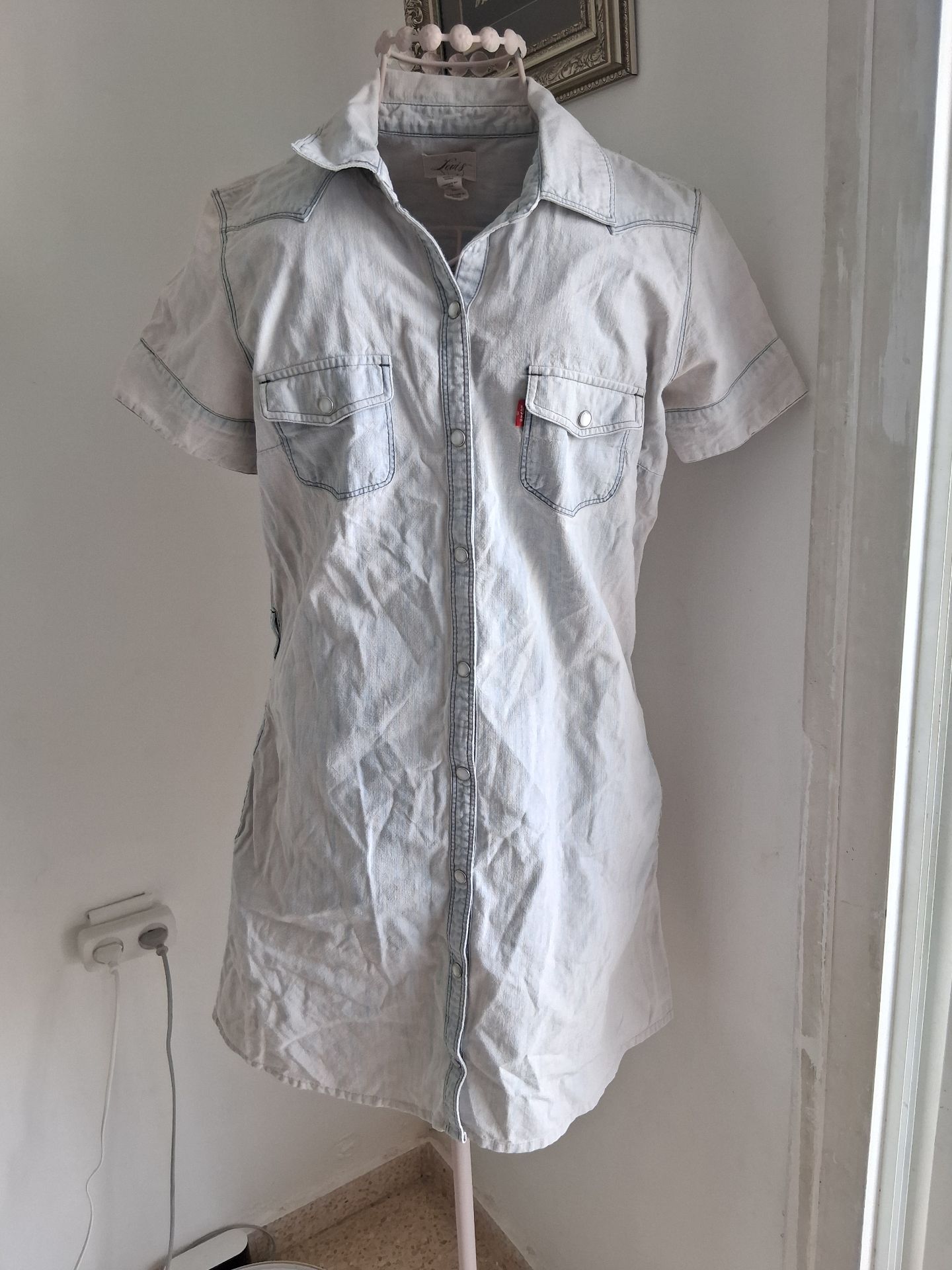 Denim pearl snap Levi's - ליווייס יד שנייה בנמיז - Nemyz