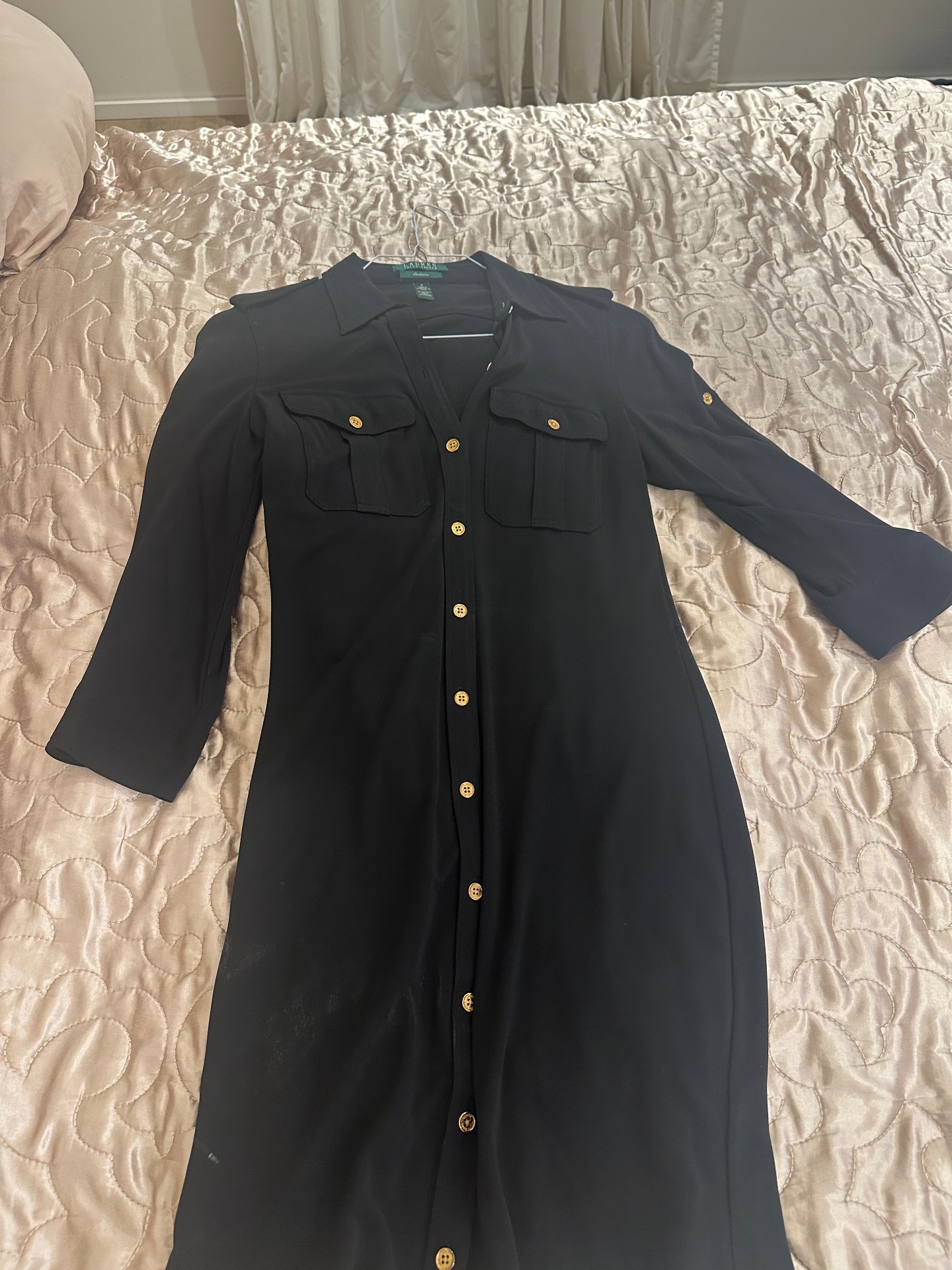 שמלה שחורה ראלף לורן Ralph Lauren - ראלף לורן יד שנייה בנמיז - Nemyz
