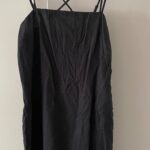 שמלה מיני פשתן H&M - אייץ' אנד אם יד שנייה בנמיז - Nemyz