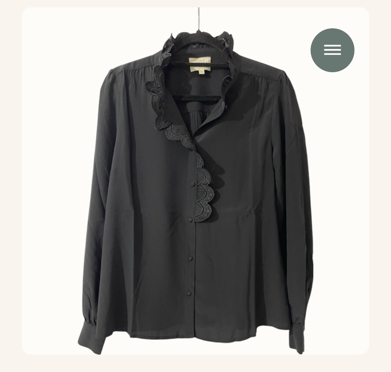 Sézane Silk Blouse סיזן – Sézane יד שנייה בנמיז - Nemyz